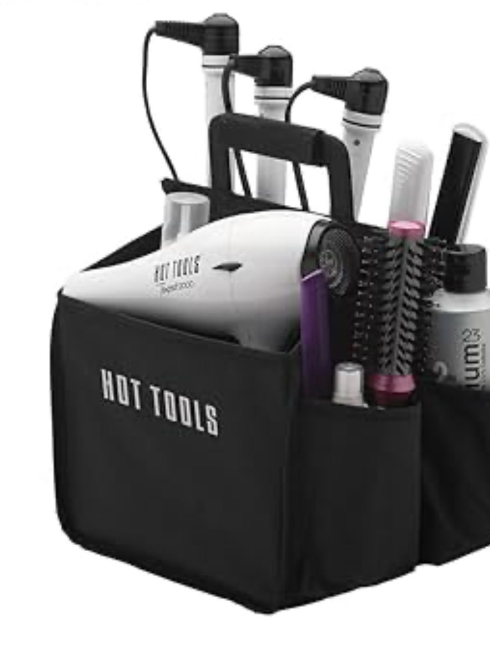 NEW Hot Shot Tools Helen of Troy Hair tool caddy HAIRDRYER Straightener